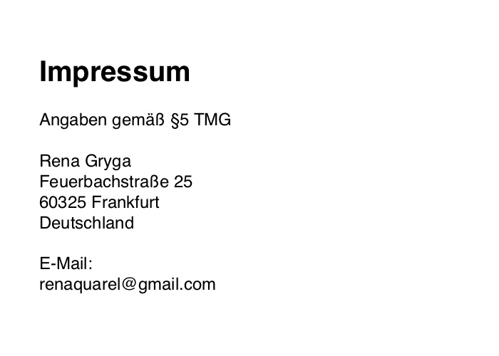 Impressum Renaquarel